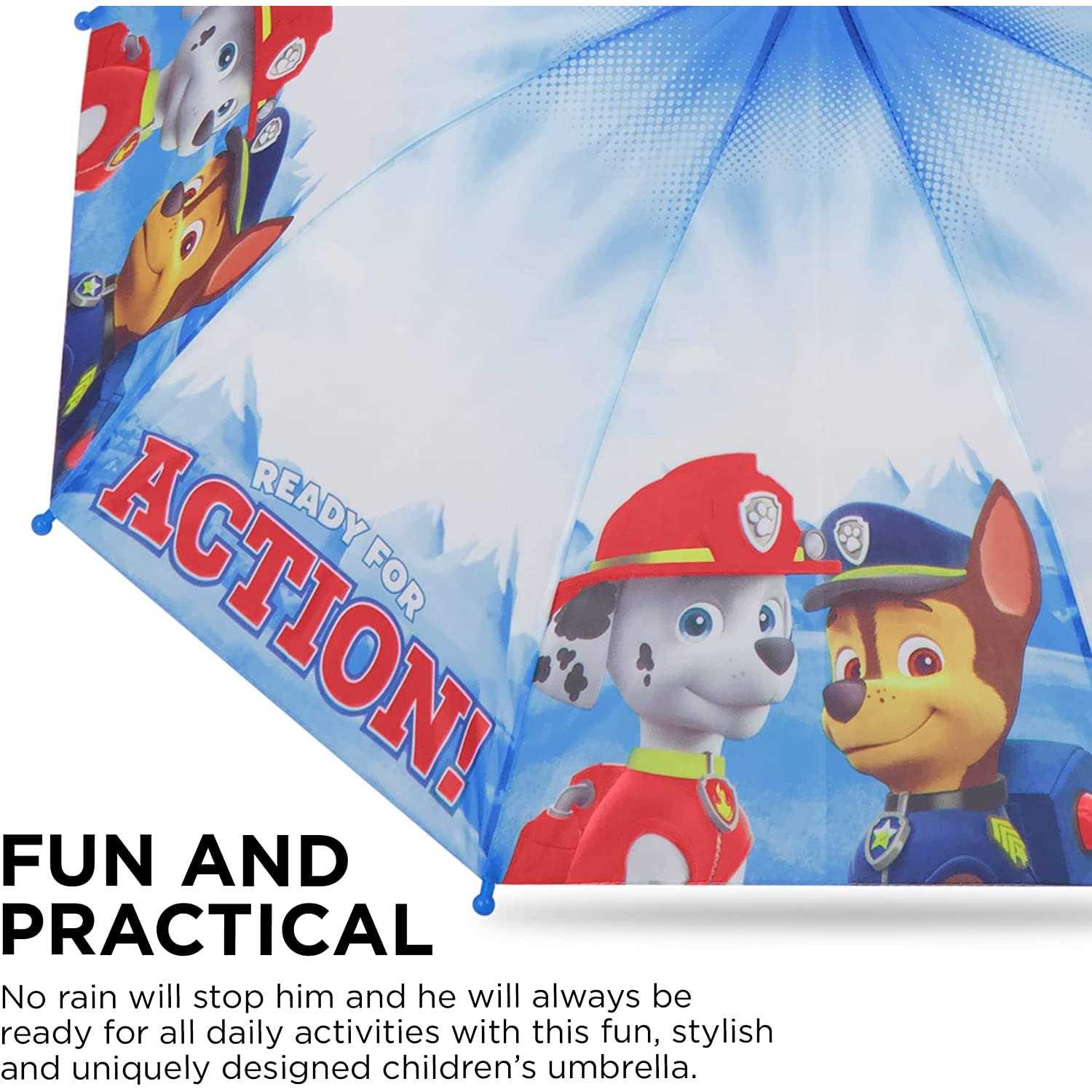 Nickelodeon Paw Patrol Raincoat and Umbrella Set Kids - Image 4