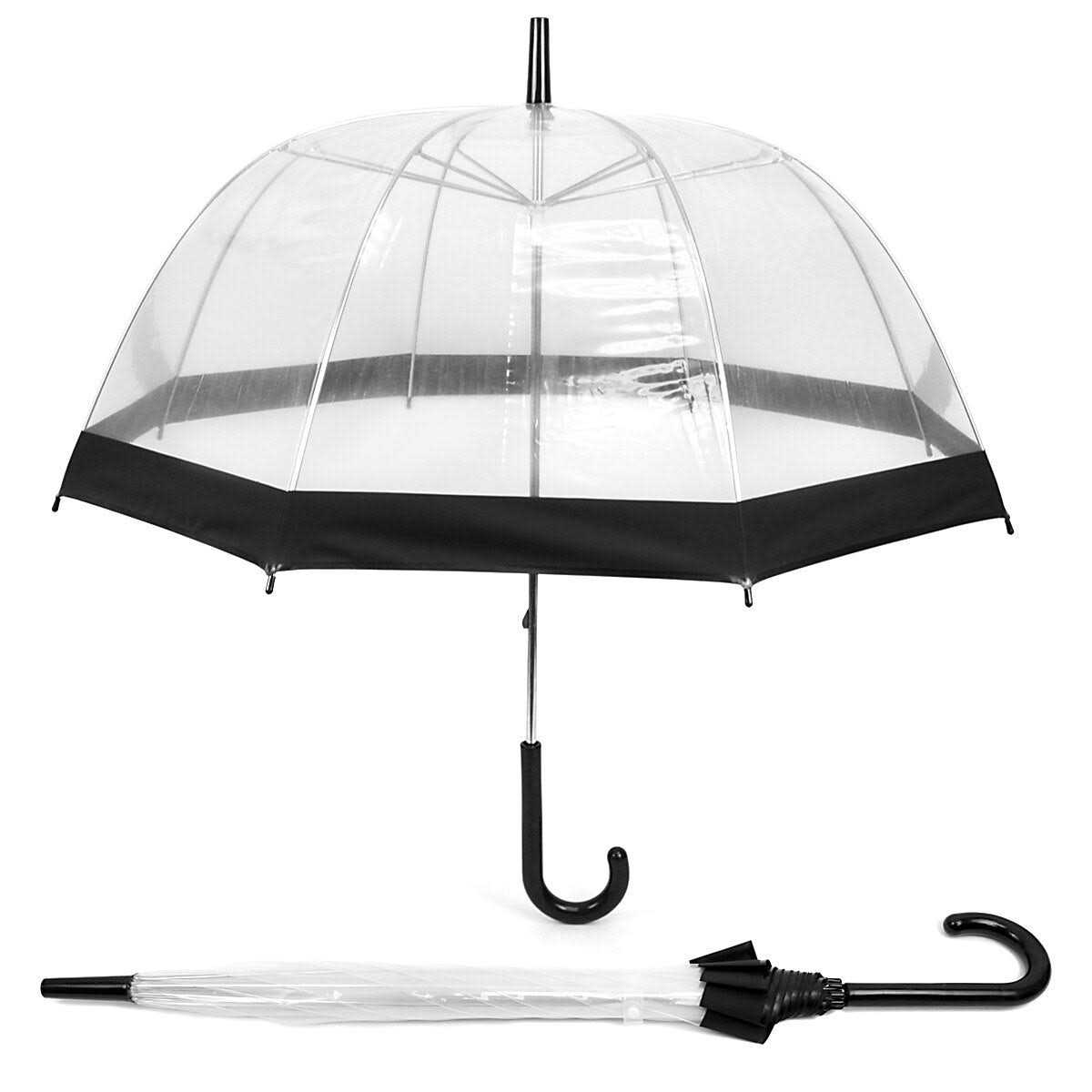 Parquet See-Thru-Bubble Wind-Resistant Premium Umbrella UC18 Clear - Image 2
