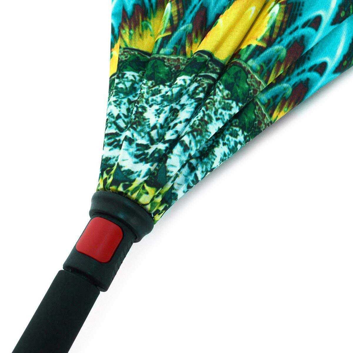 Parquet Flower Double Layer Inverted Umbrella - Image 2