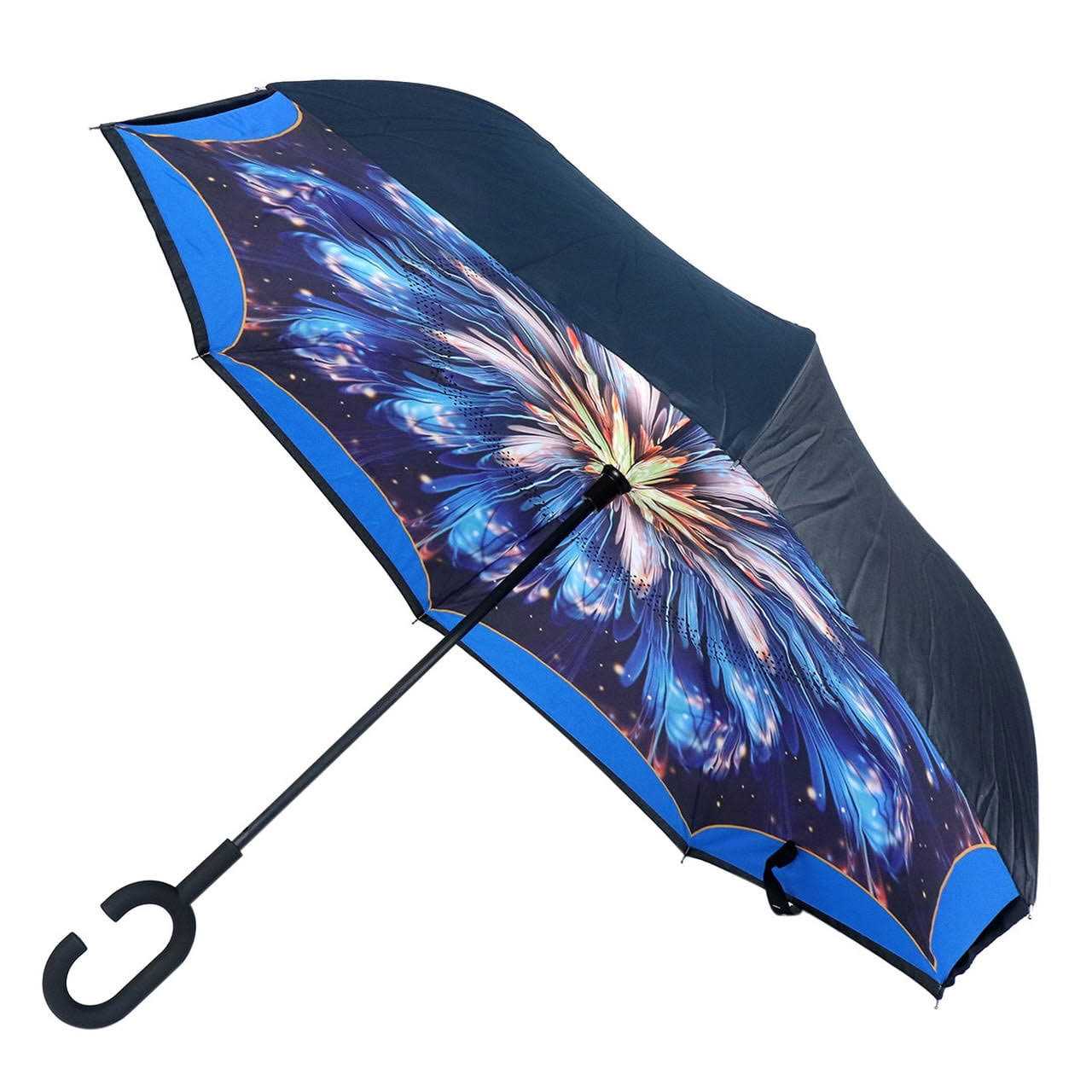 Parquet Flower Double Layer Inverted Umbrella