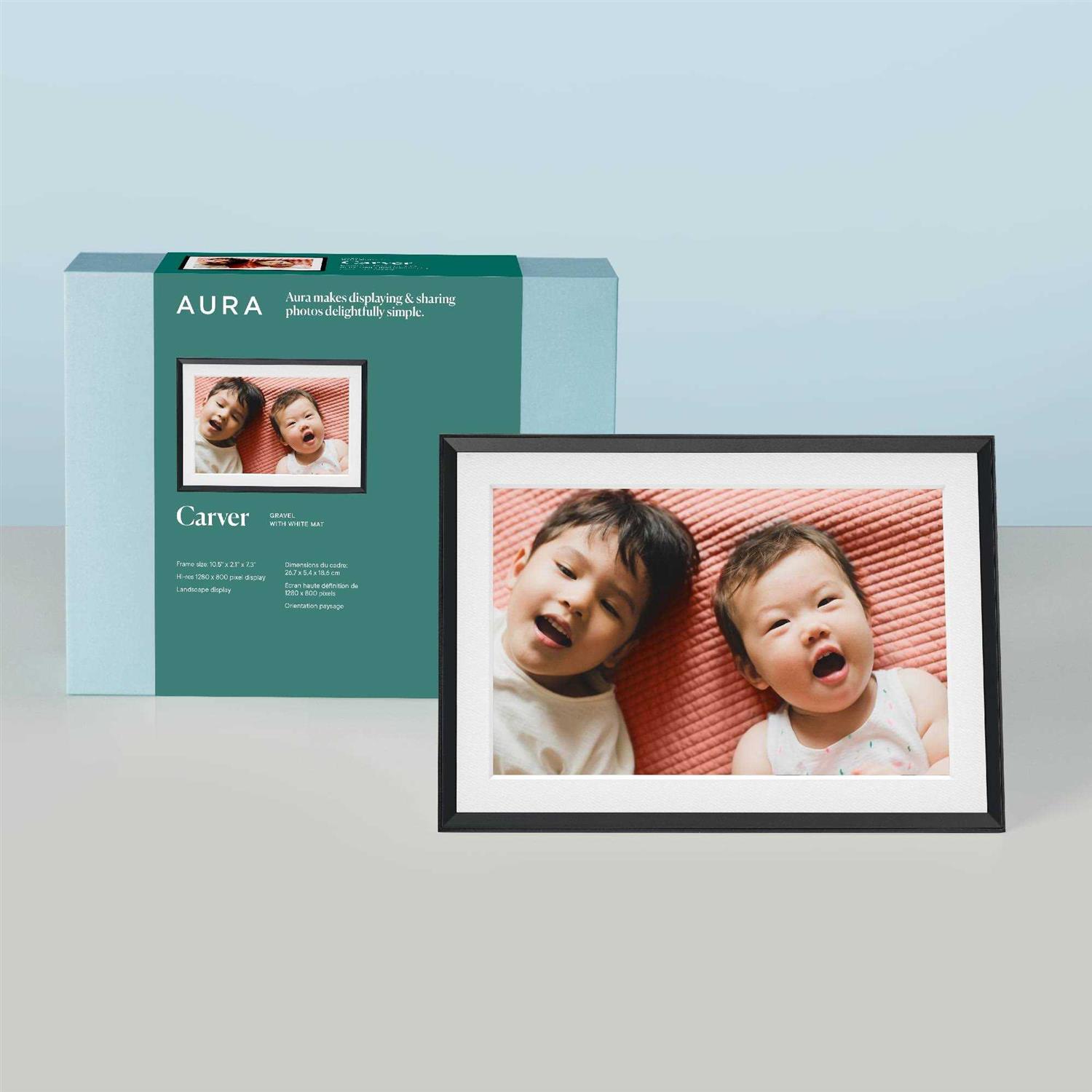 Aura Carver 10.1 Digital Photo Frame Matte - Image 2