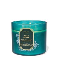 Bath & Body Works Accents Fresh Balsam 3 Wick Candle