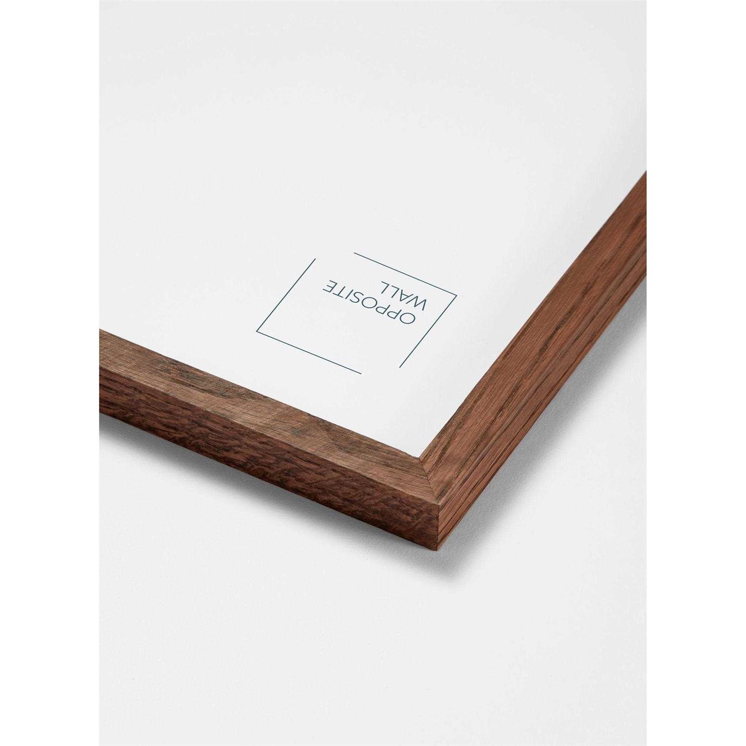 Opposite Wall Solid Oak Wood Picture Frame Poster Frame Wall Photo Frame - Image 4