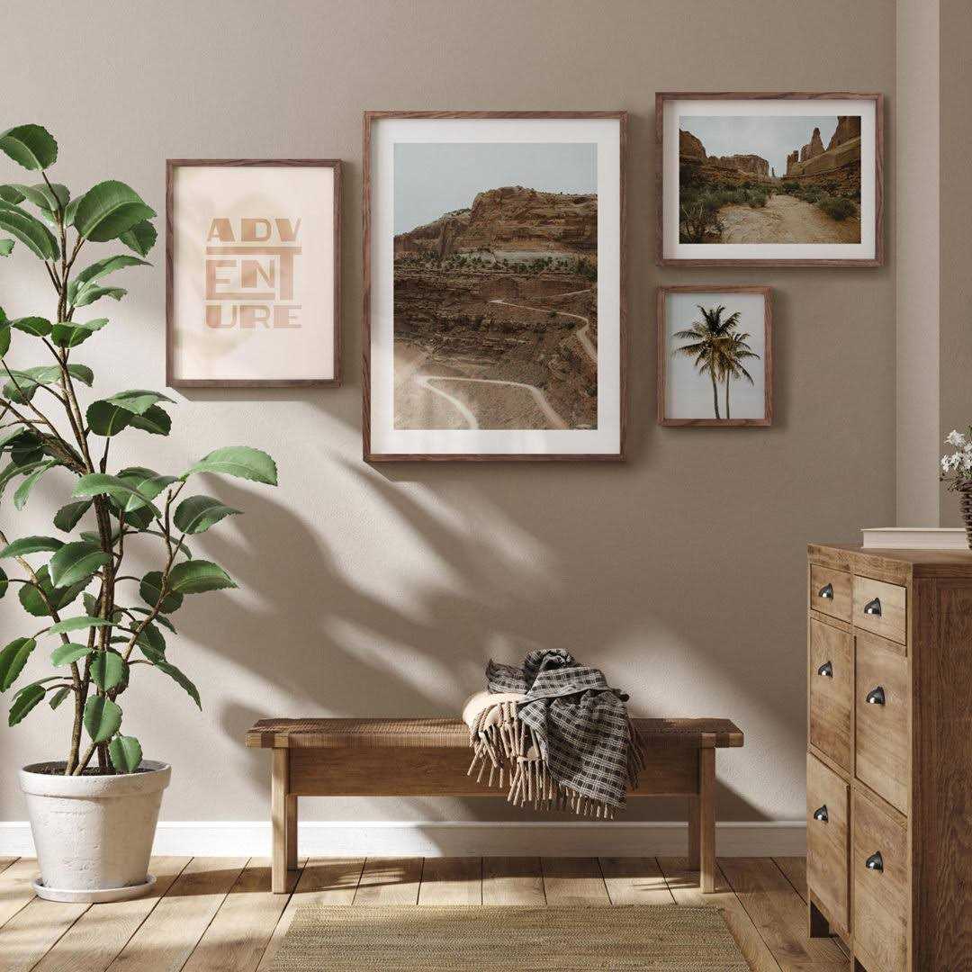 Opposite Wall Solid Oak Wood Picture Frame Poster Frame Wall Photo Frame - Image 5