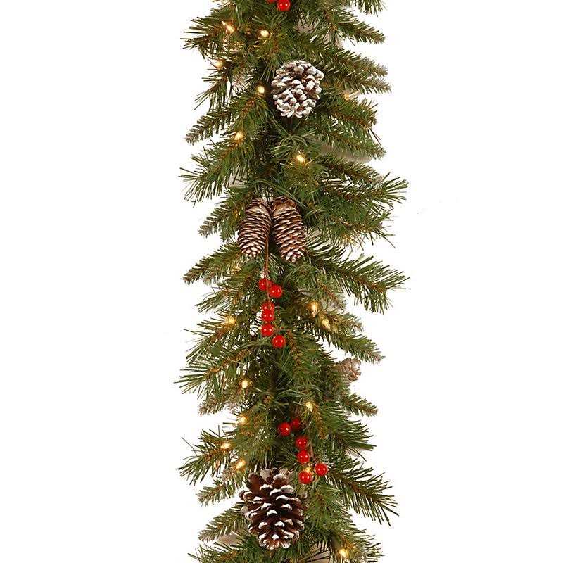 Andover Mills™ Frosted Berry Christmas Tree, Wreath and Garland Set - Image 4