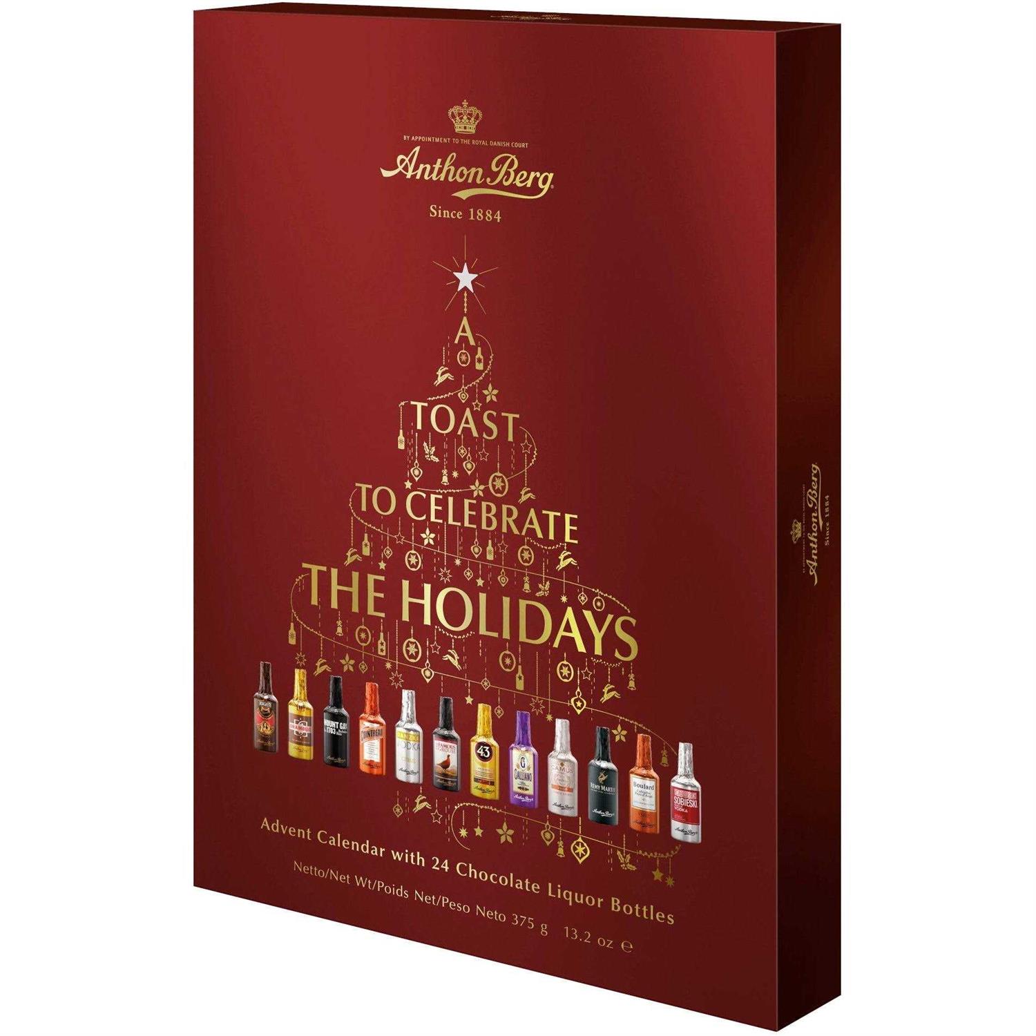Anthon Berg Chocolate Liquor Bottles Advent Calendar