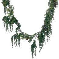 6ft Cedar Garland by Ashland