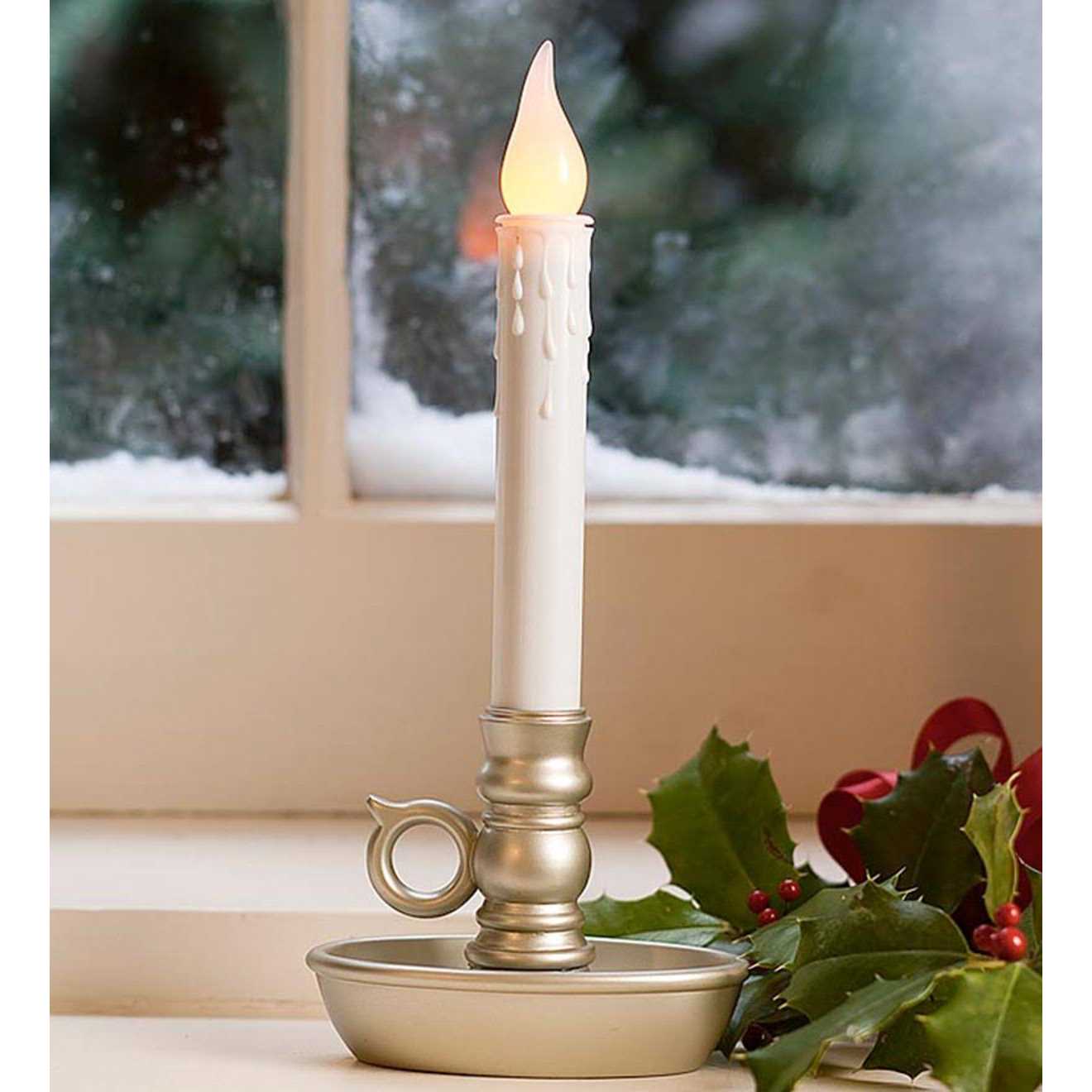 Plow Hearth Battery-Operated LED Window Candles - Image 2