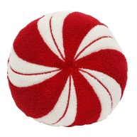 Red & White Lollipop Pillow by Ashland