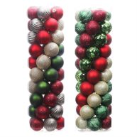 Assorted Farmhouse Ball Ornament Set by Ashland