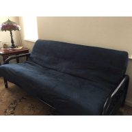 Octorose Full Size Bonded Micro Suede Futon Cover