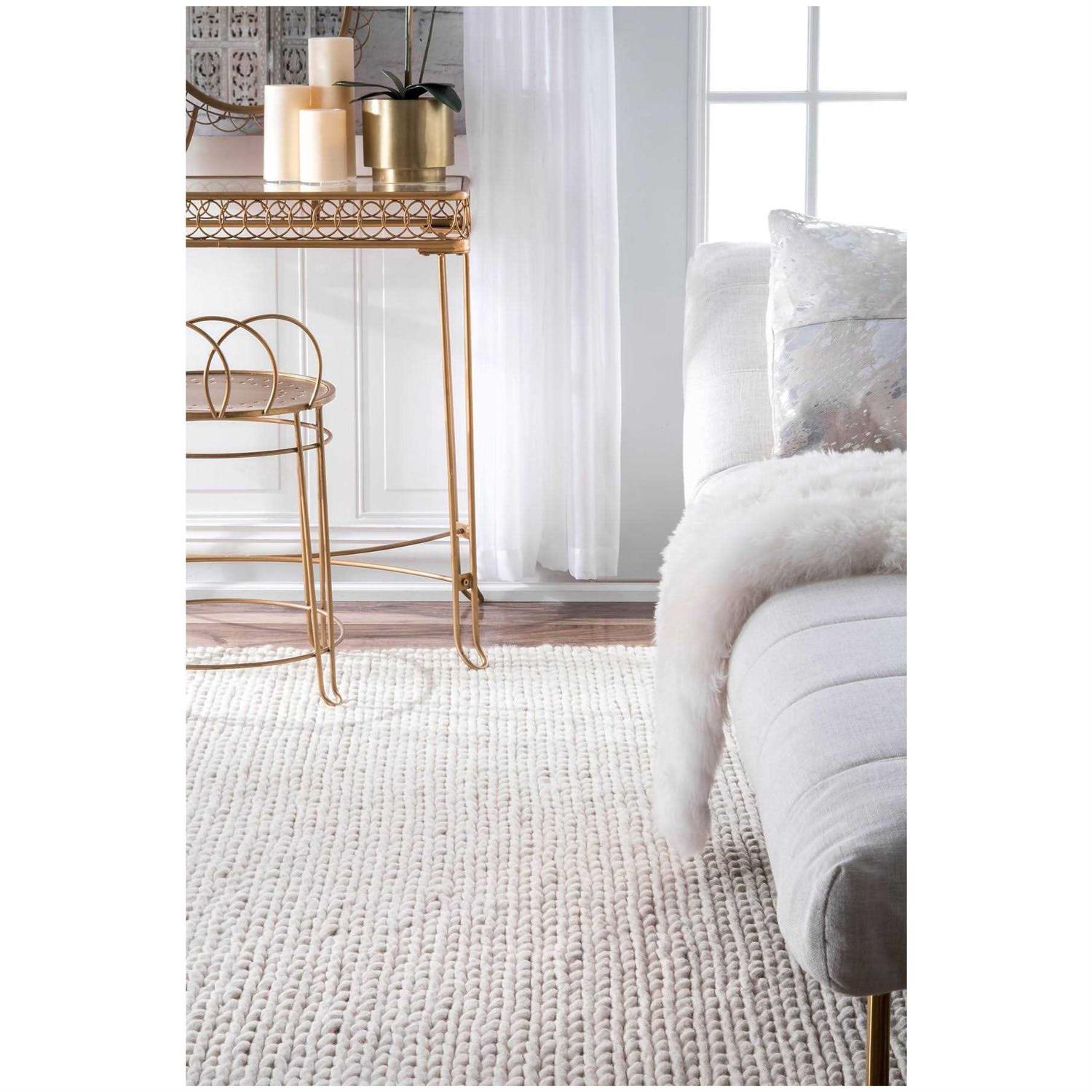 Nuloom Chunky Woolen Cable Rug - Image 3