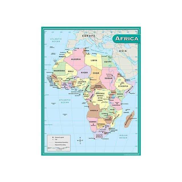 Africa Map Chart Teacher Created Resources - Image 2