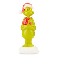 15 inch LED Lighted Grinch with Christmas Scarf Blow Mold Green Christmas Dcor Dr Seuss