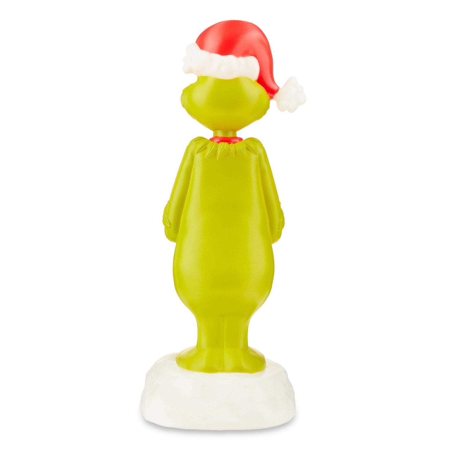 15 inch LED Lighted Grinch with Christmas Scarf Blow Mold Green Christmas Dcor Dr Seuss - Image 5
