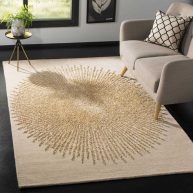 Amier Hand-Tufted Wool Beige/Beige Area Rug Wrought Studio Rug