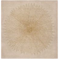 Amier Hand-Tufted Wool Beige/Beige Area Rug Wrought Studio Rug