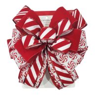 20.5 Peppermint Stipe Christmas Tree Bow Topper by Ashland by Celebrate It