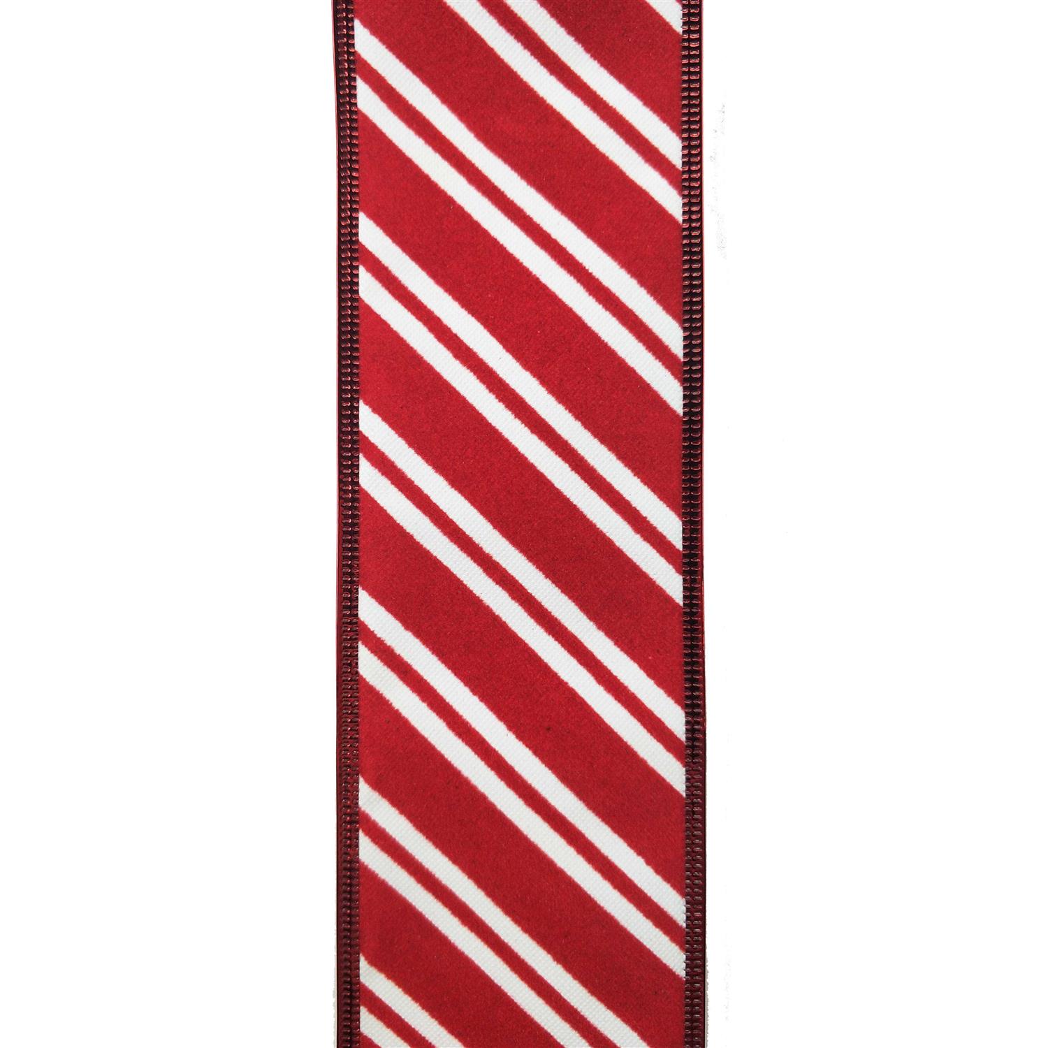 20.5 Peppermint Stipe Christmas Tree Bow Topper by Ashland by Celebrate It - Image 4