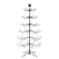 Best Choice Products 6ft Wrought Iron Ornament Display Christmas Tree w/ Easy Assembly
