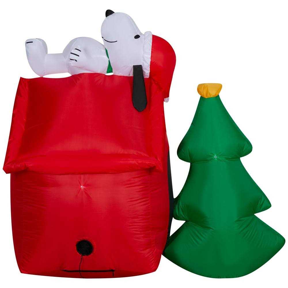 Peanuts Snoopy Scene Airblown Iatable Christmas Tree Yard Decoration 881573 - Image 5