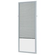 ODL 22 in. W x 64 in. H Add-On Enclosed Aluminum Blinds White Steel Fiberglass Doors with Raised Frame Around Glass