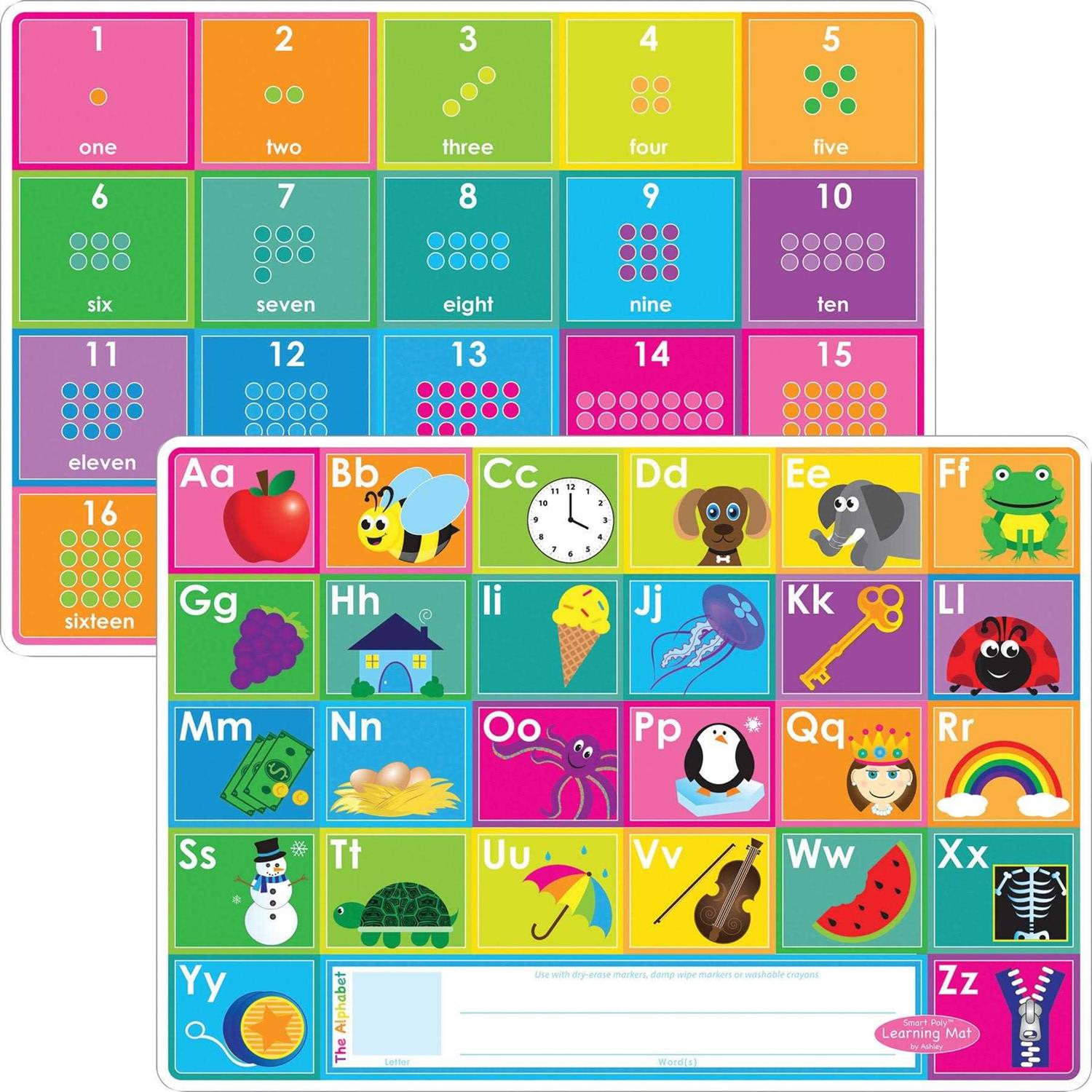 Ashley Productions Smart Poly Learning Mat 12 x 17 ASH95004 - Image 2