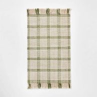 2’1×3’2 Indoor/Outdoor Plaid Accent Rug