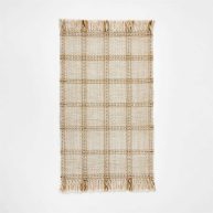 2’1×3’2 Indoor/Outdoor Plaid Accent Rug