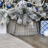 AuldHome Design AuldHome Wicker Christmas Tree Collar