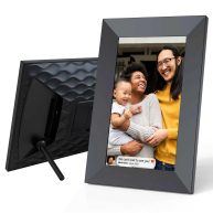 Onn Wi-Fi Digital Picture Frame Send Photos & Videos Instantly via the Free Frameo App