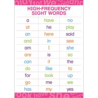 Barker Creek Early Learning Poster High Frequency Sight Words BCP1845