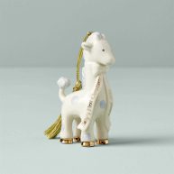 Personalized Baby’s Blue Giraffe Ornament