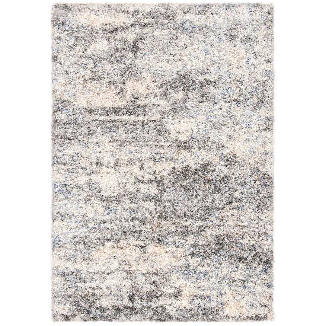 Rabia Gray/Cream Area Rug Wrought Studio Rug - Image 3