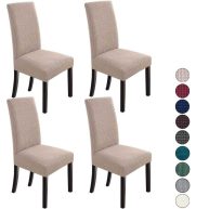 Northern Brothers Dining Chair Covers Stretch Chair Covers Parsons Chair Slipcover Chair Covers for Dining Room Set