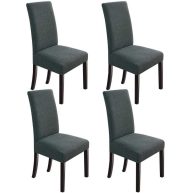Northern Brothers Dining Chair Covers Stretch Chair Covers Parsons Chair Slipcover Chair Covers for Dining Room Set