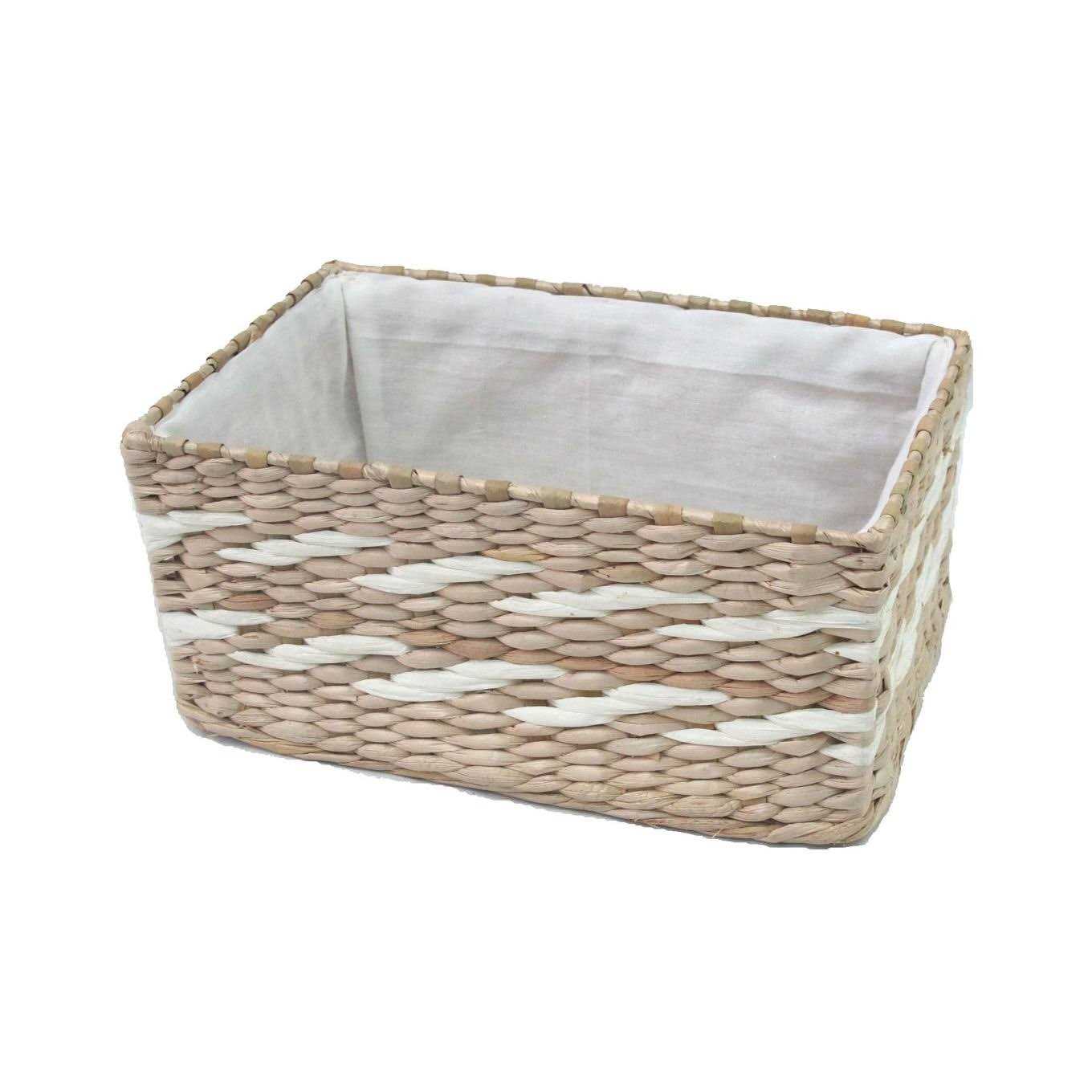Organizing Essentials Rush Basket With Metal Frame