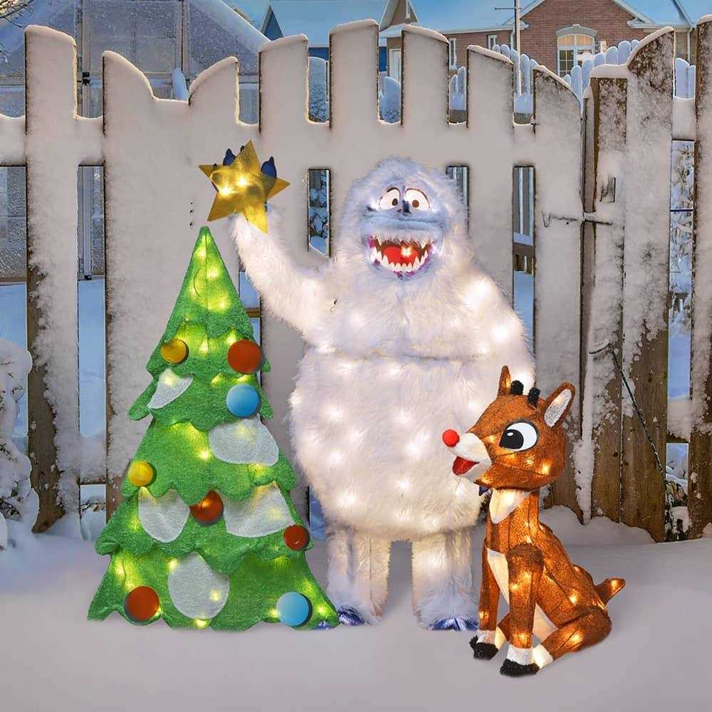 36In 3Pc Set Bumble, Christmas Tree and Rudolph