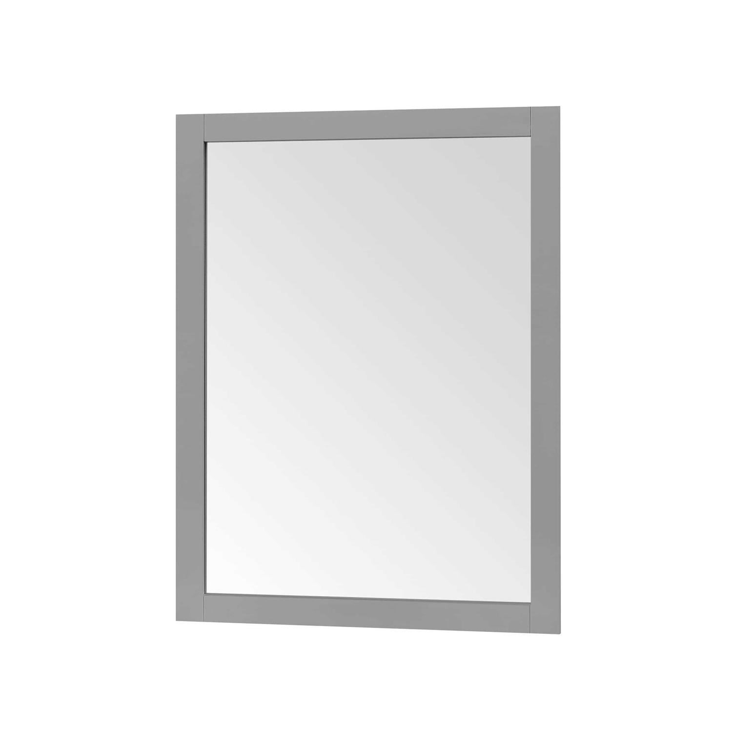 allen + roth Brinkhaven 20-in x 28-in American Gray Rectangular Framed Bathroom Vanity Mirror BRINKHAVEN-MR-AG - Image 3