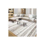 Area Rug Living Room Rugs Washable Large Soft Neutral Boho Moroccan Bohemian Farmhouse Rug Indoor Floor Carpet for Bedroom Under Dining Table