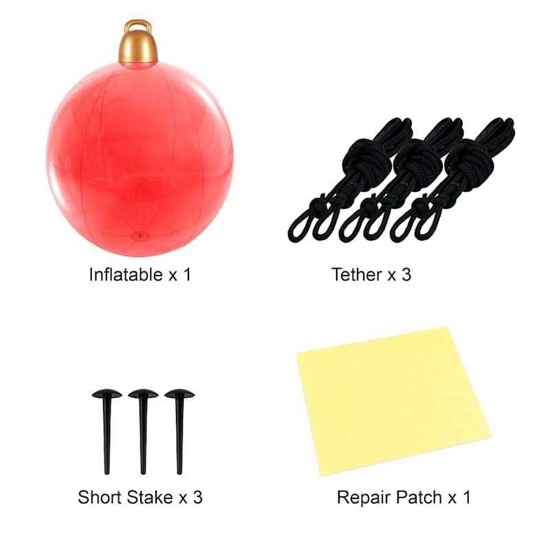 At Home 5 x 10 x 5 Pre-Lit Blow-Up Ornament - Image 2