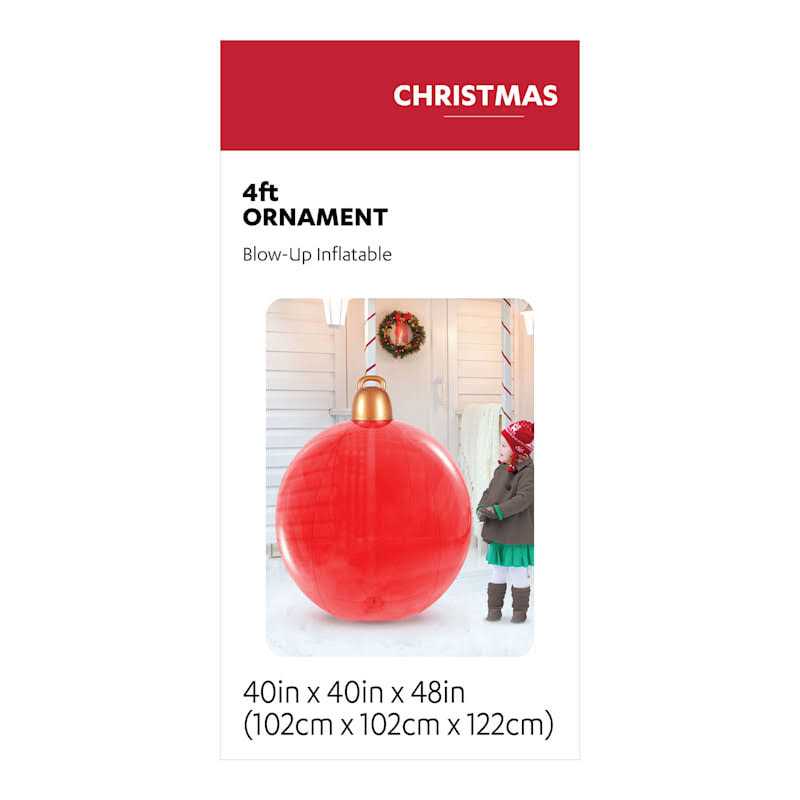 At Home 5 x 10 x 5 Pre-Lit Blow-Up Ornament - Image 4