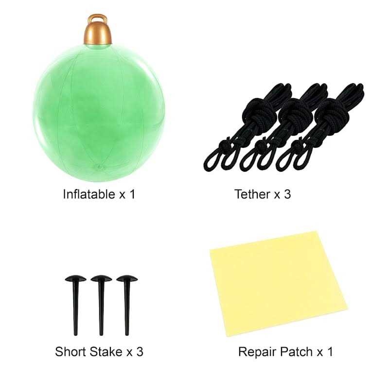 At Home 5 x 10 x 5 Pre-Lit Blow-Up Ornament - Image 3