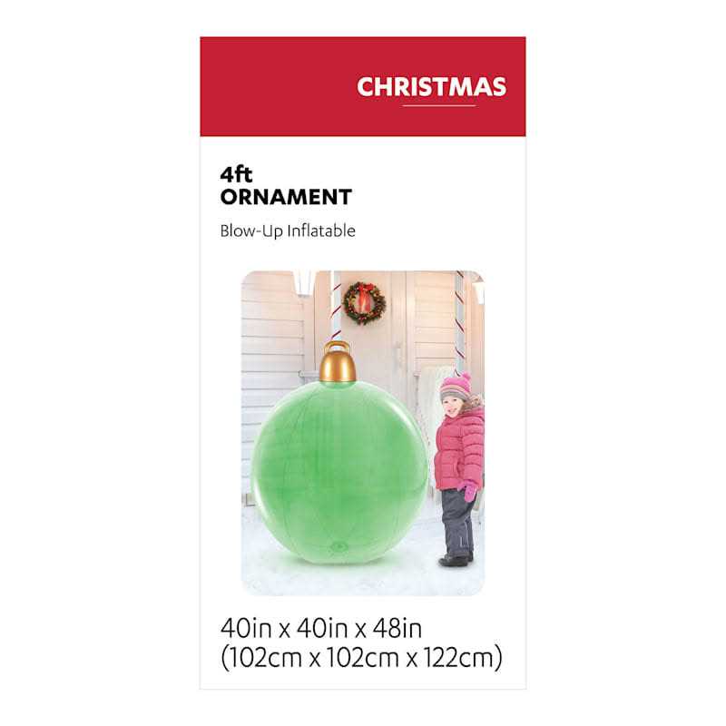 At Home 5 x 10 x 5 Pre-Lit Blow-Up Ornament - Image 4