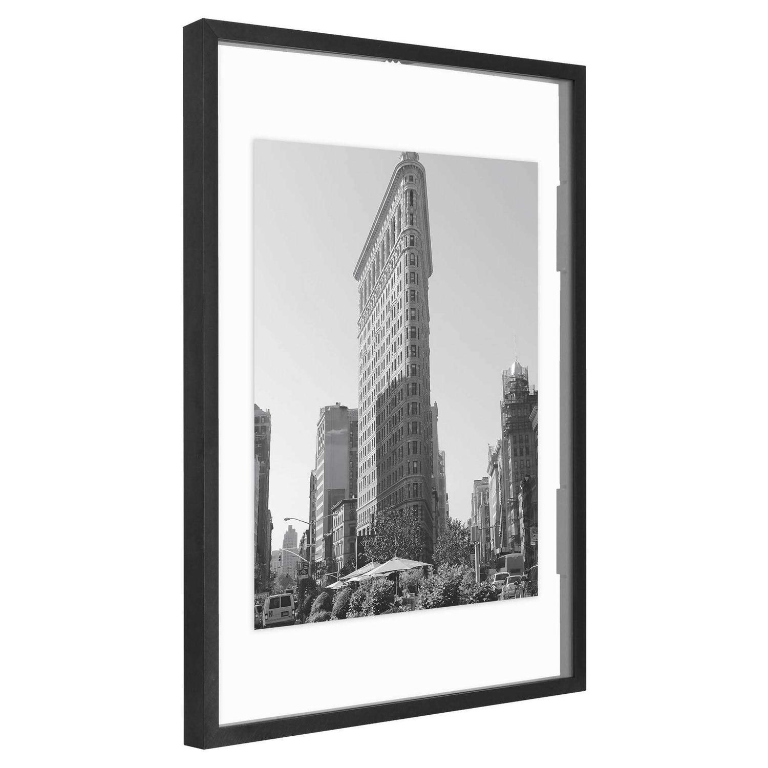 Project 62 11 x 15 Float Thin Metal Gallery Frame Black - Image 2