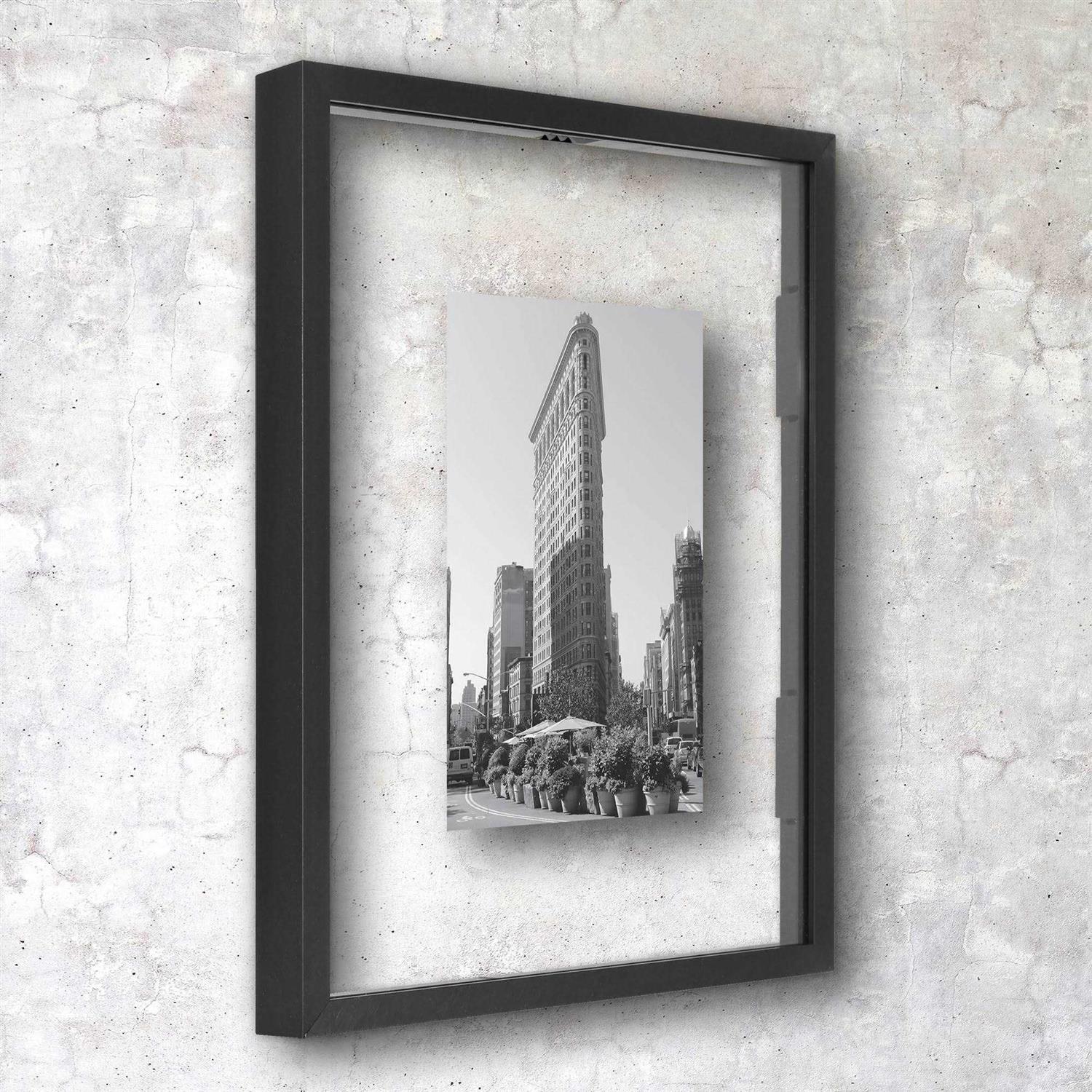 Project 62 11 x 15 Float Thin Metal Gallery Frame Black - Image 4