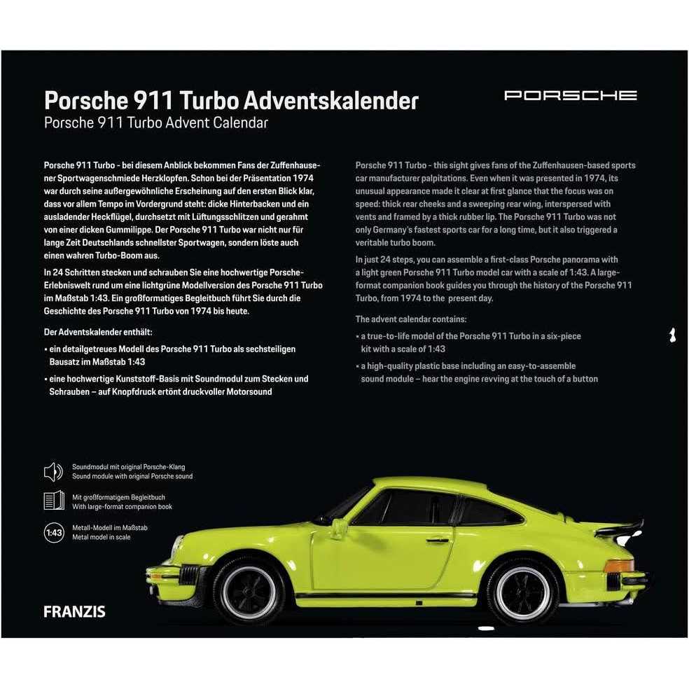 Porsche 911 Turbo Advent Calendar - Image 4