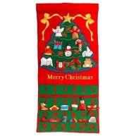 Pockets of Learning Merry Christmas Tree Advent Calendar Festive Holiday Dcor