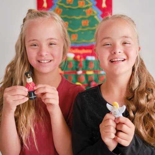 Pockets of Learning Merry Christmas Tree Advent Calendar Festive Holiday Dcor - Image 3