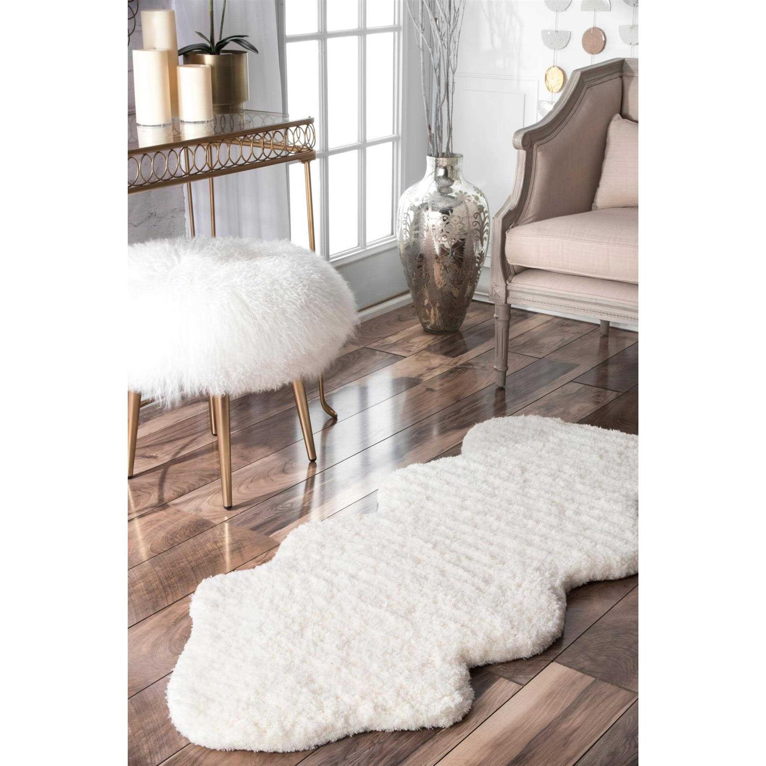 nuLOOM Sheepskin Pelt Shag Rug - Image 2